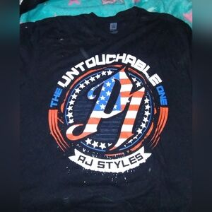 WWE AJ Styles Untouchable Official unisex Tee